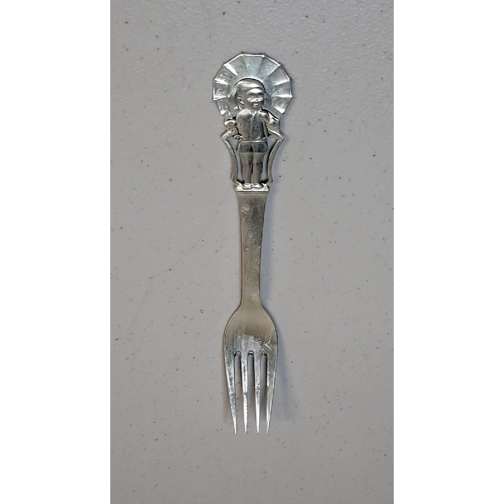 Vtg H.C. Andersen Fairy Tale 830 Silver PF Child Spoon 6-1/4" Ole Lukoje Sandman